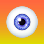 目の色を変えるアプリ