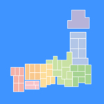日本地図パズルアプリ