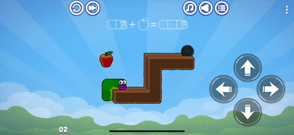 『Apple Worm: アップルワーム』の操作方法