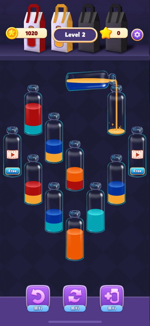 『Water Match』の操作方法