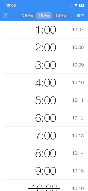 『ListTimer』のアプリ概要