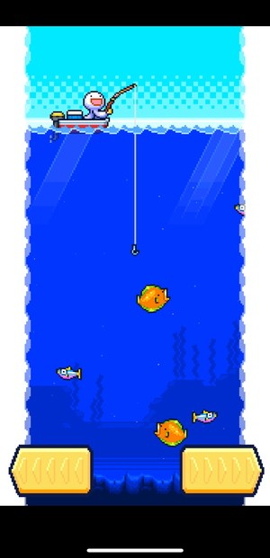 『海の魚、ぜんぶ釣る』の釣りの操作方法